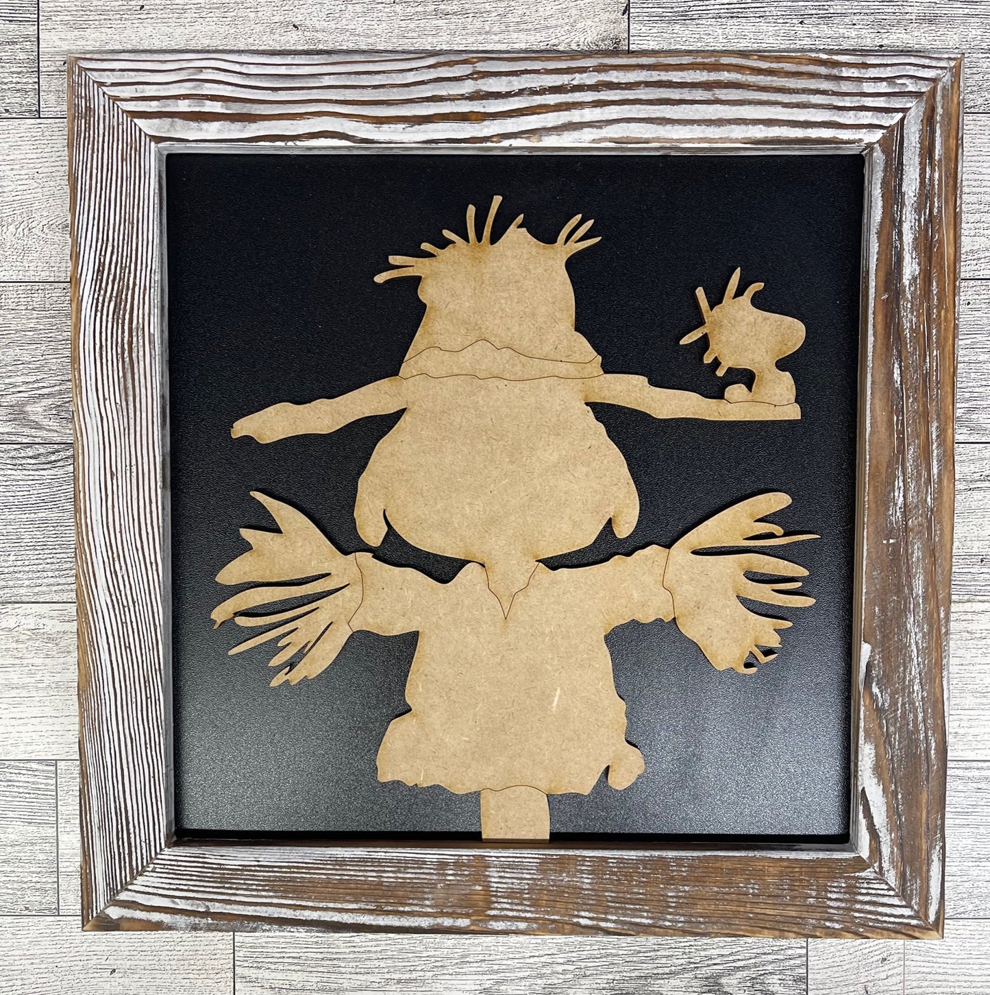 Snoopy Scarecrow - Peanuts Gang Cutout unpainted wood ready for you to paint