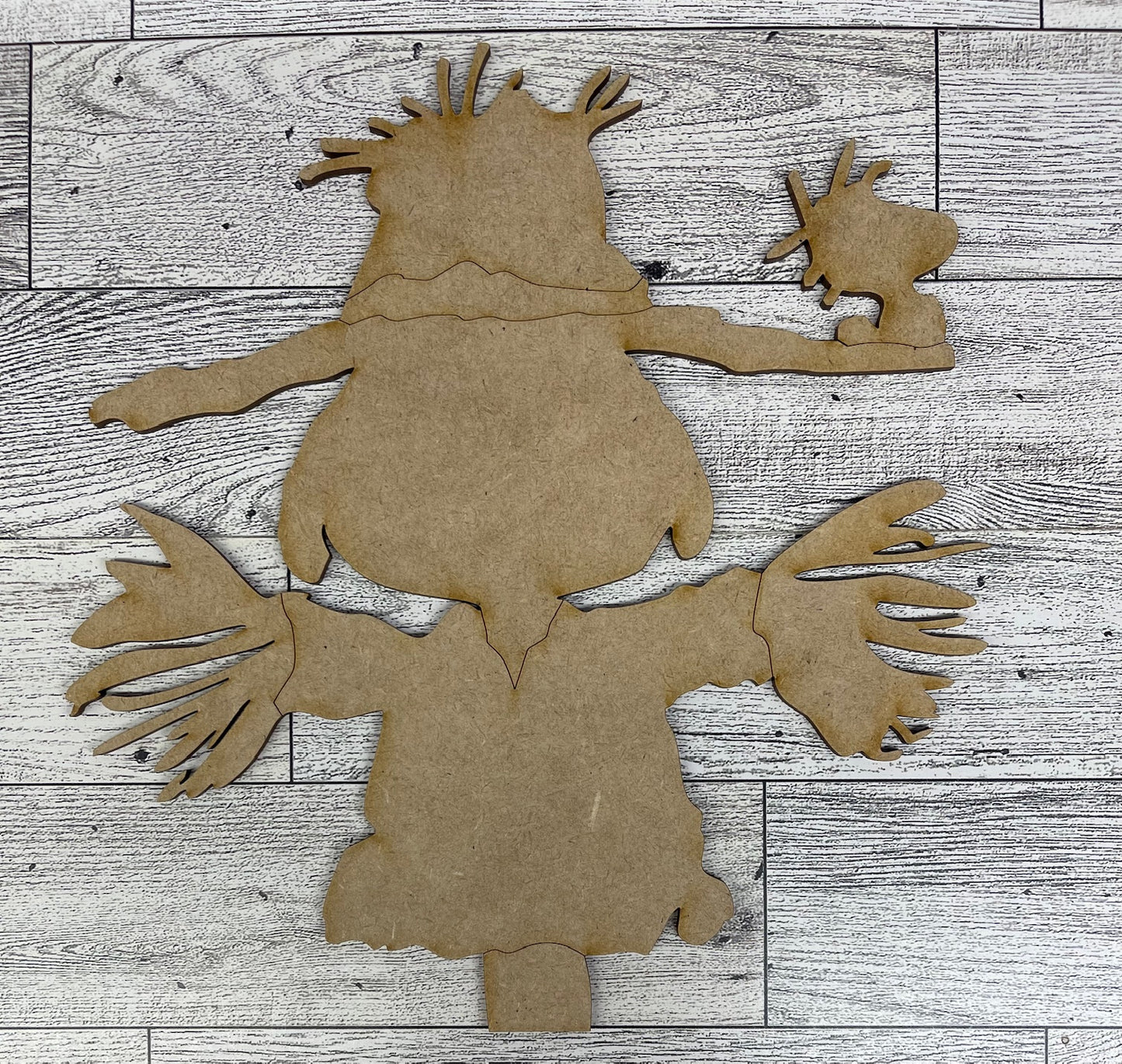 Snoopy Scarecrow - Peanuts Gang Cutout unpainted wood ready for you to paint