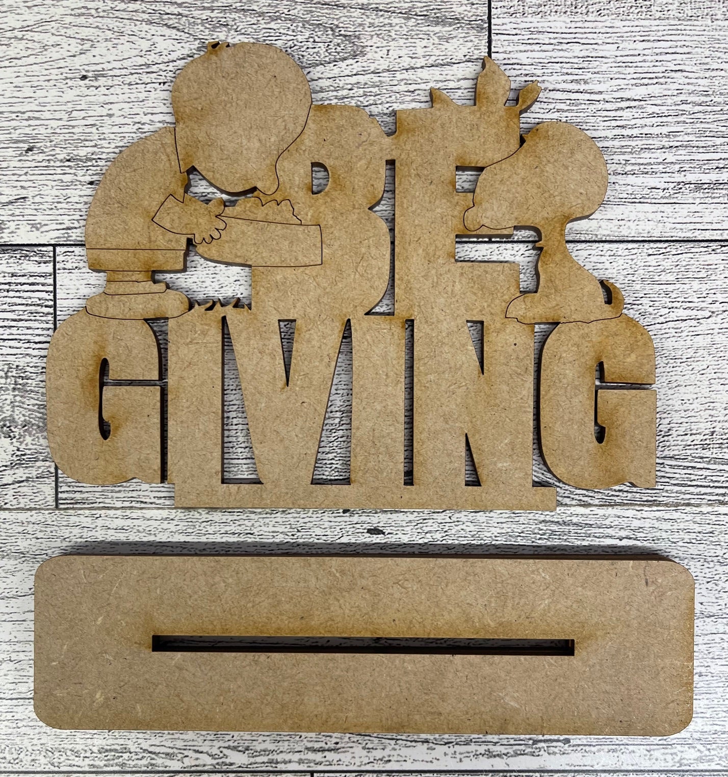 Be Giving Charlie Brown and Snoopy - Peanuts Gang Cutout unpainted wood ready for you to paint