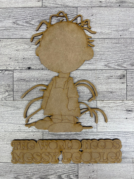 Pigpen Messy People - Peanuts Gang Cutout unpainted wood ready for you to paint