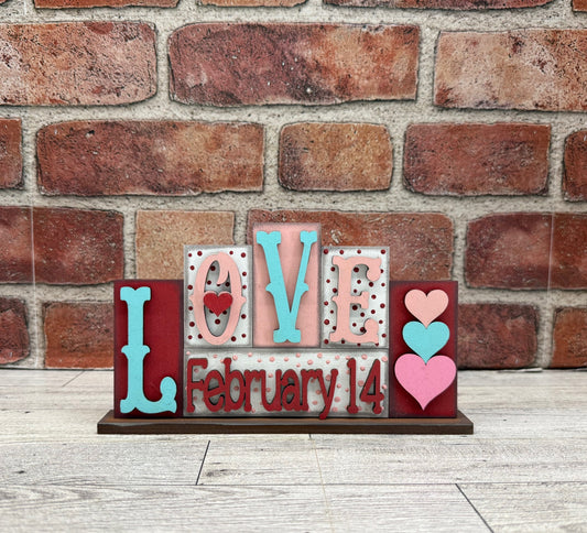 Painted Valentine Love Sign