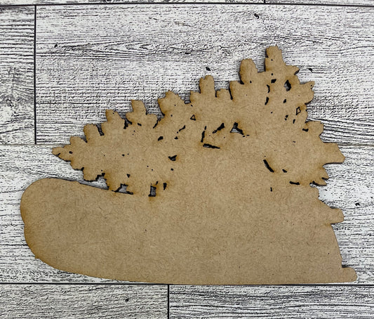 Christmas Sled cutouts - unpainted wooden cutouts, ready for you to paint