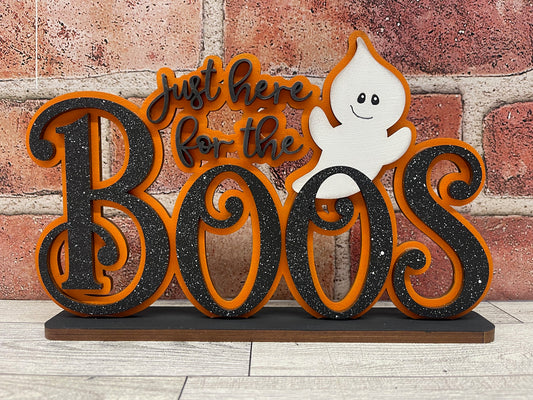 Just here for the Boos word Stander - unpainted cutouts, ready to paint