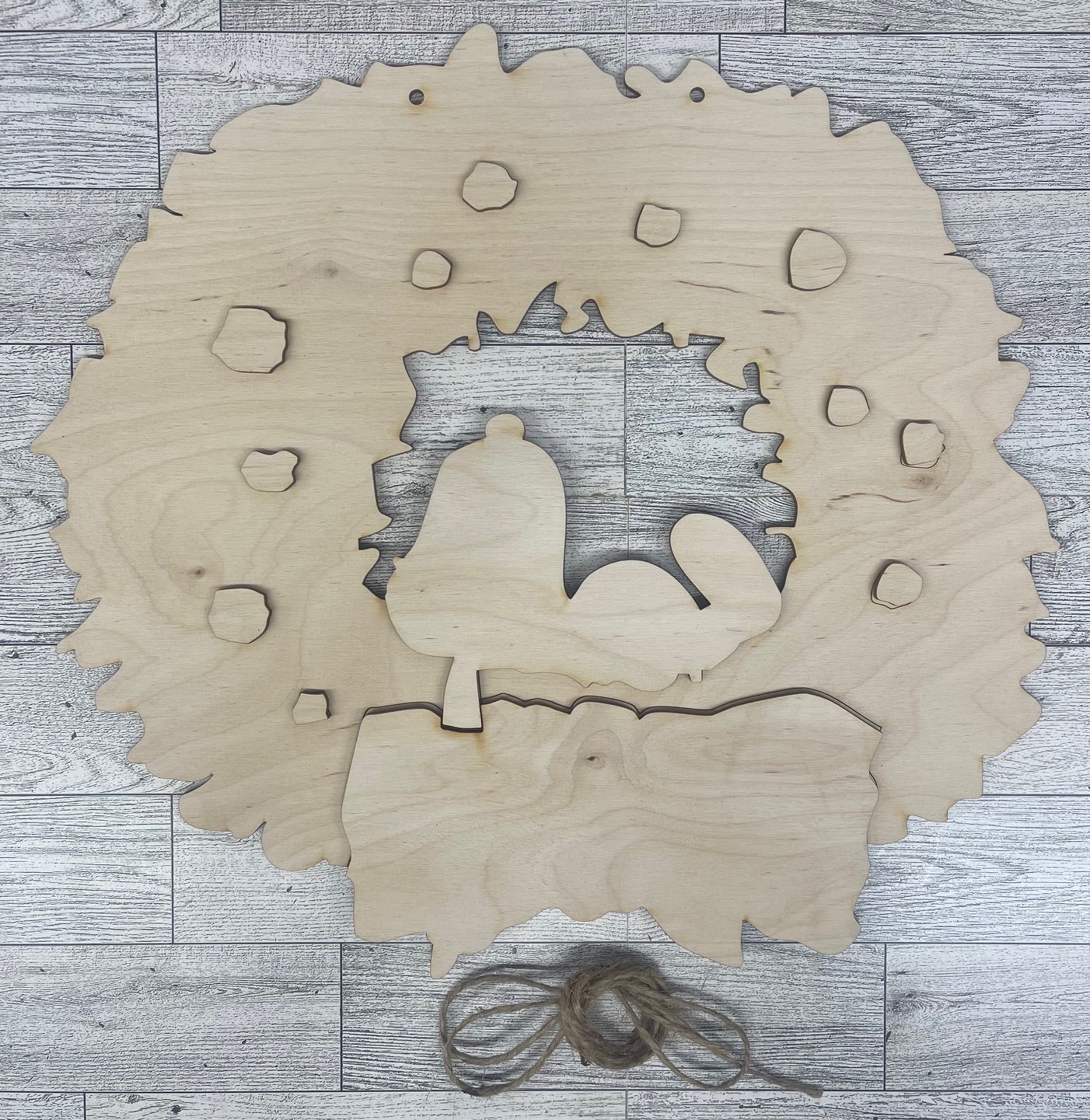 Snoopy Wreath - Peanuts Gang Cutout unpainted wood ready for you to paint