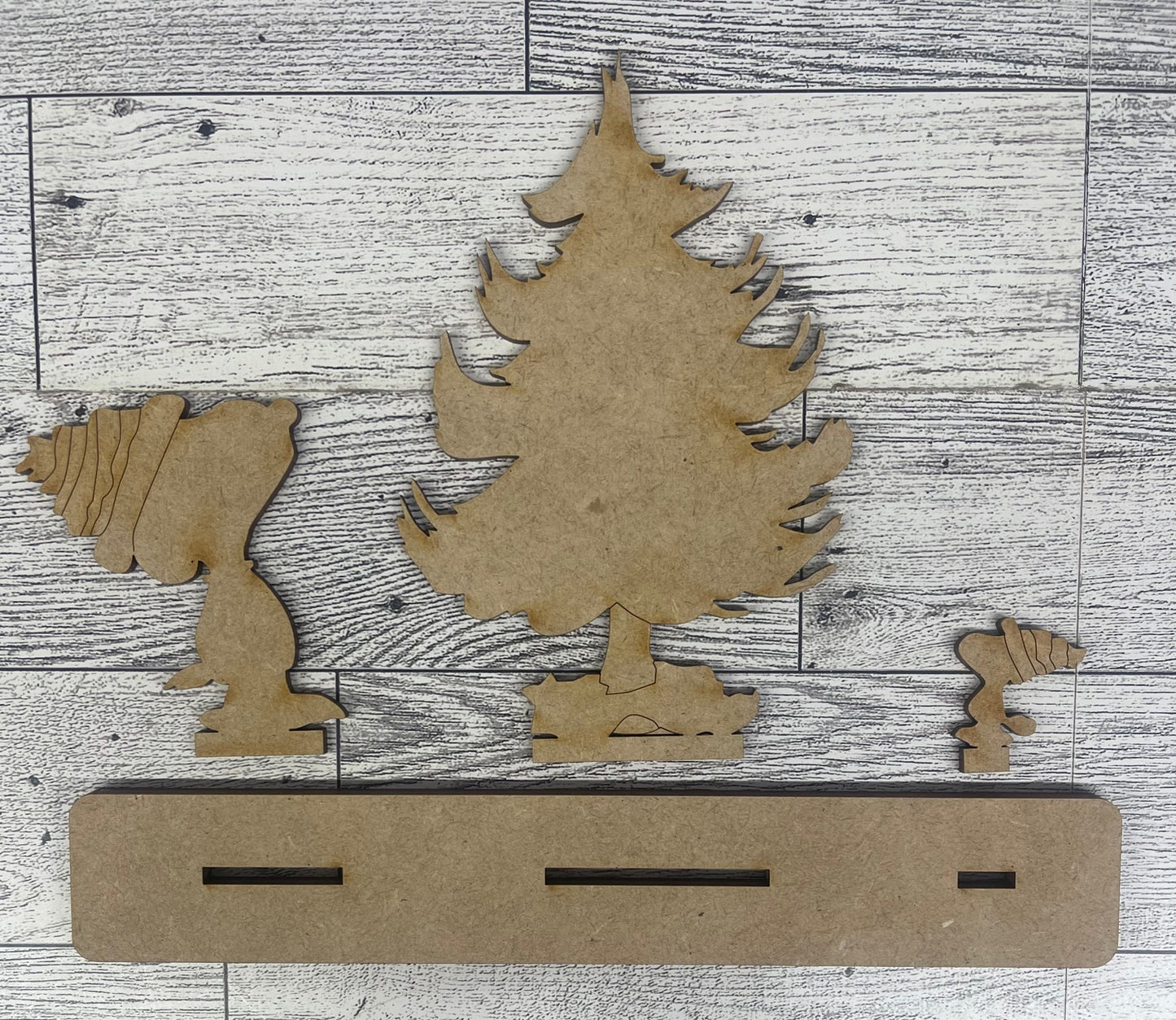 Peanuts Christmas Tree Farm - Peanuts Gang Cutout unpainted wood ready for you to paint