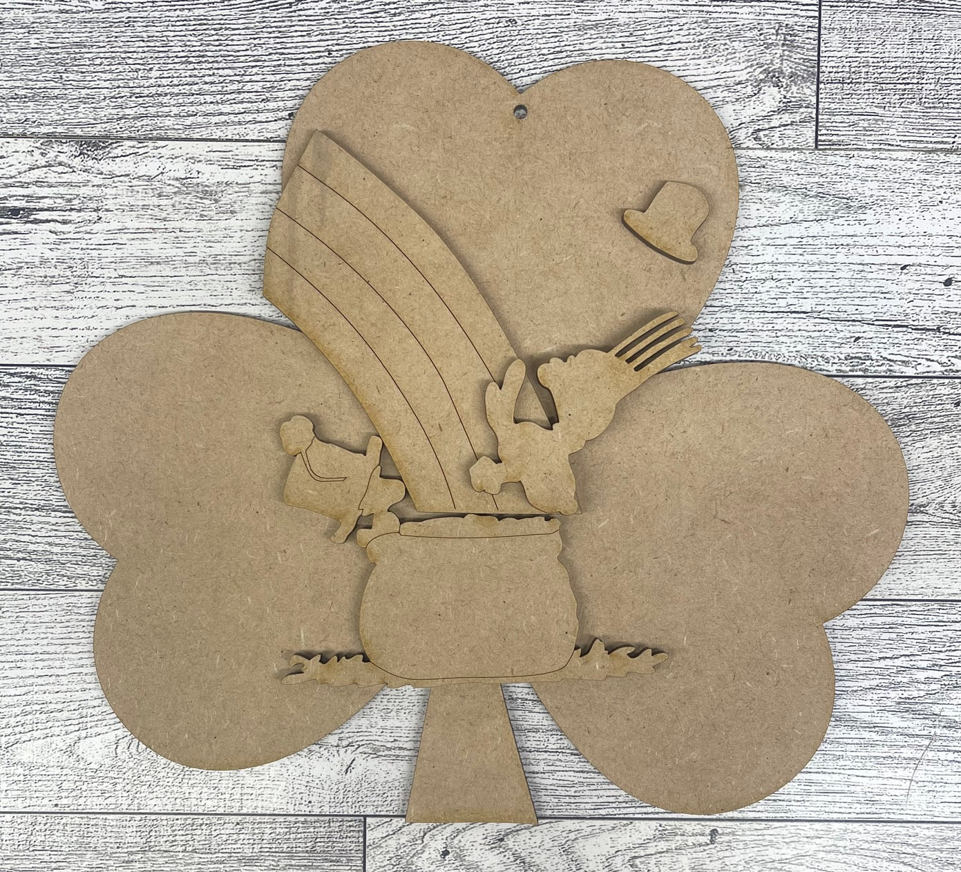 Pot of Gold Peanuts 2026 - unpainted wood ready for you to paint