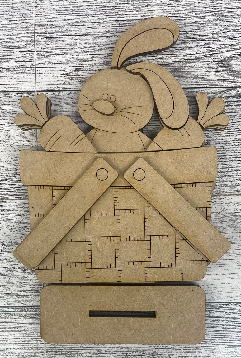 NEW Reversible Farm Picnic Basket for inserts 2026 - cutouts unpainted ready for you to finish