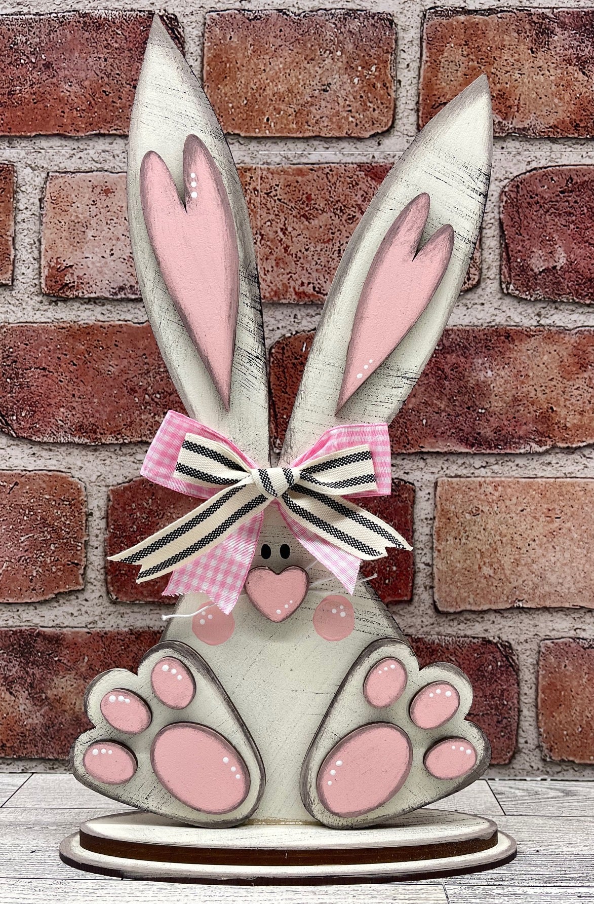 Vintage Easter Bunny Stander 2026 - Wood Cutouts unpainted ready for you to paint