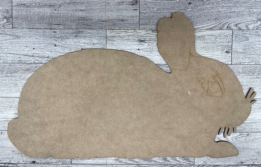 Honey Bunny Candy Co. cutouts-  unpainted wooden cutouts, ready for you to paint