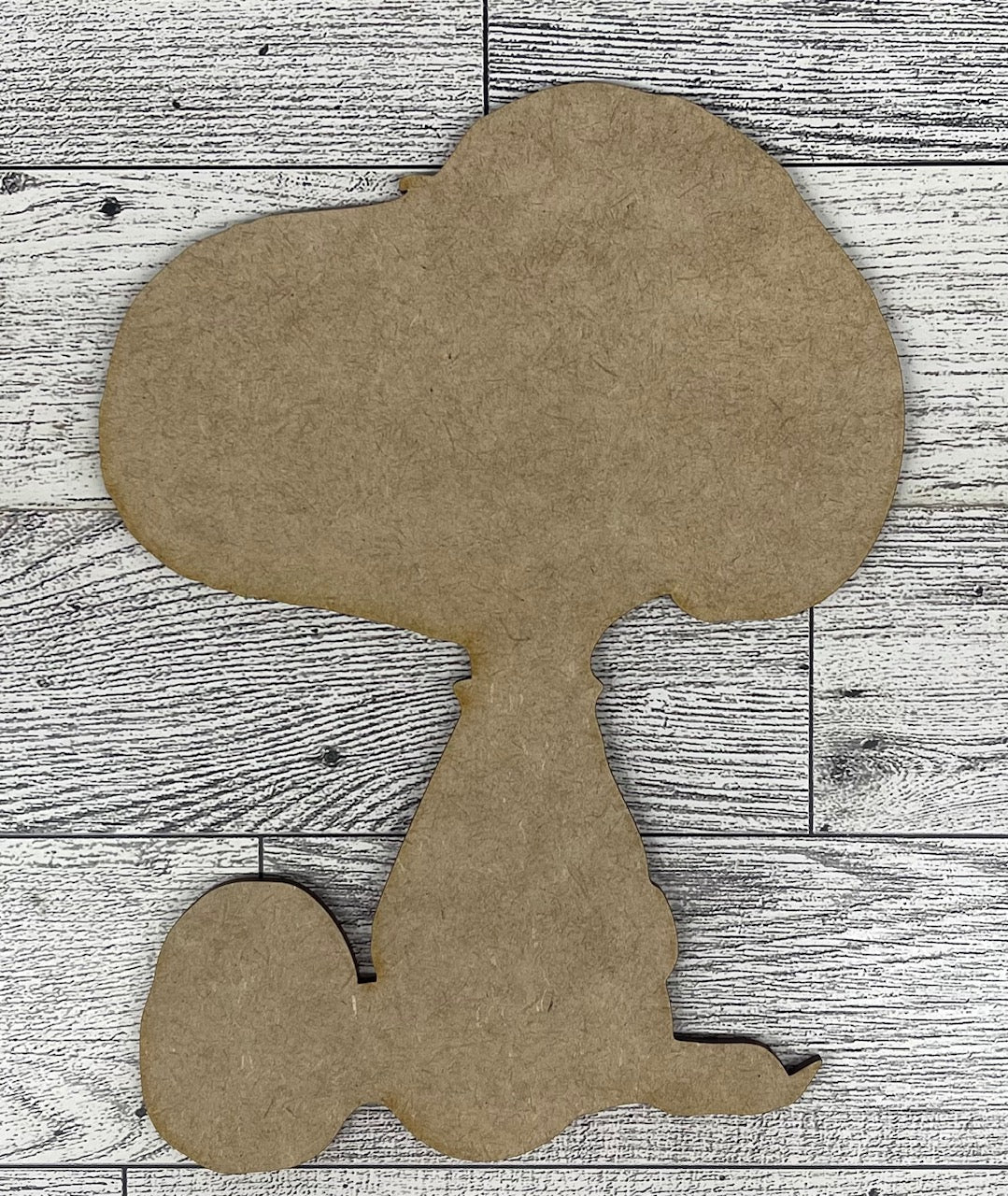 Peanuts - Snoopy Comic Pattern - Cutout unpainted wood ready for you to paint