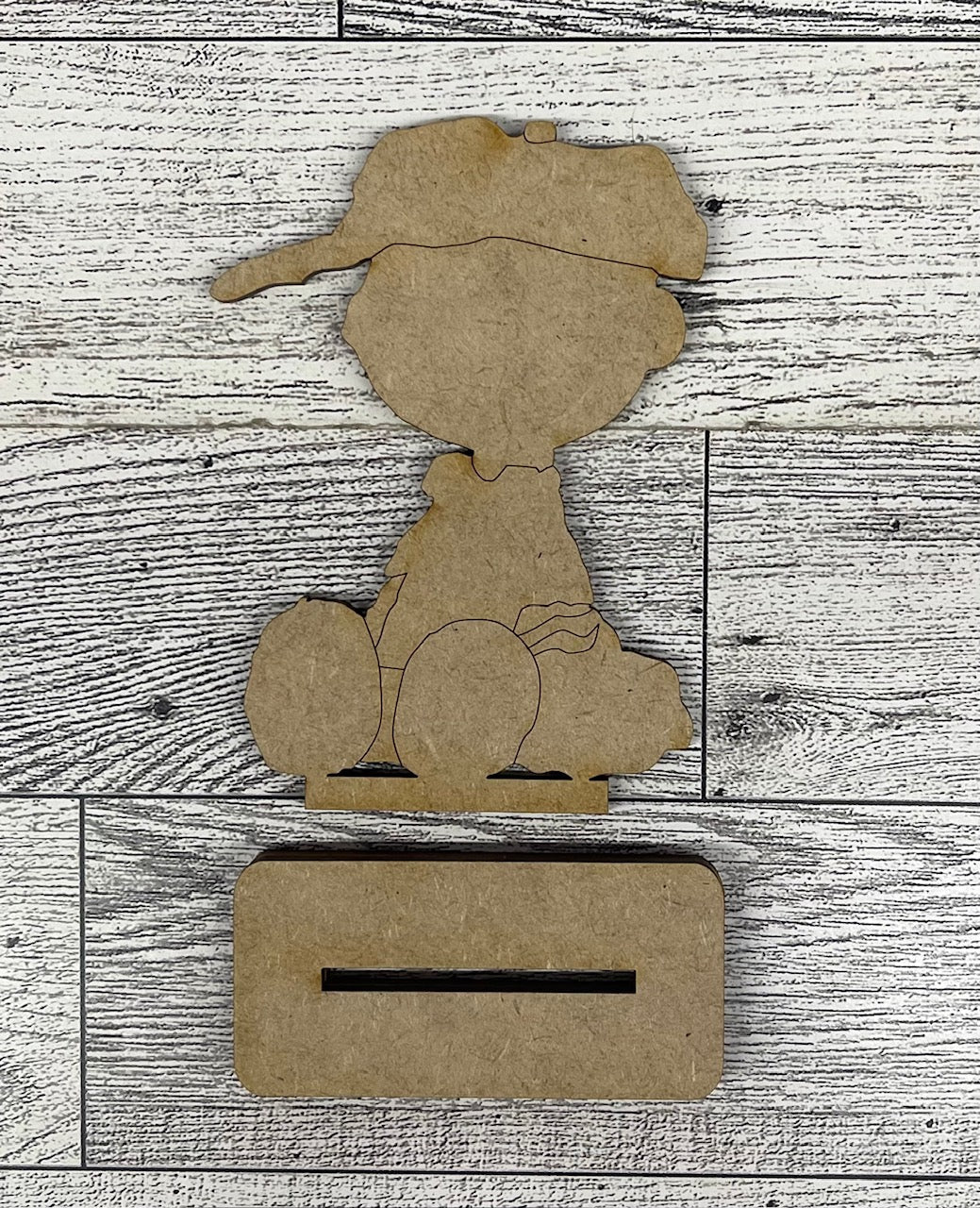 Peanuts - Charlie Brown Play Ball - Cutout unpainted wood ready for you to paint