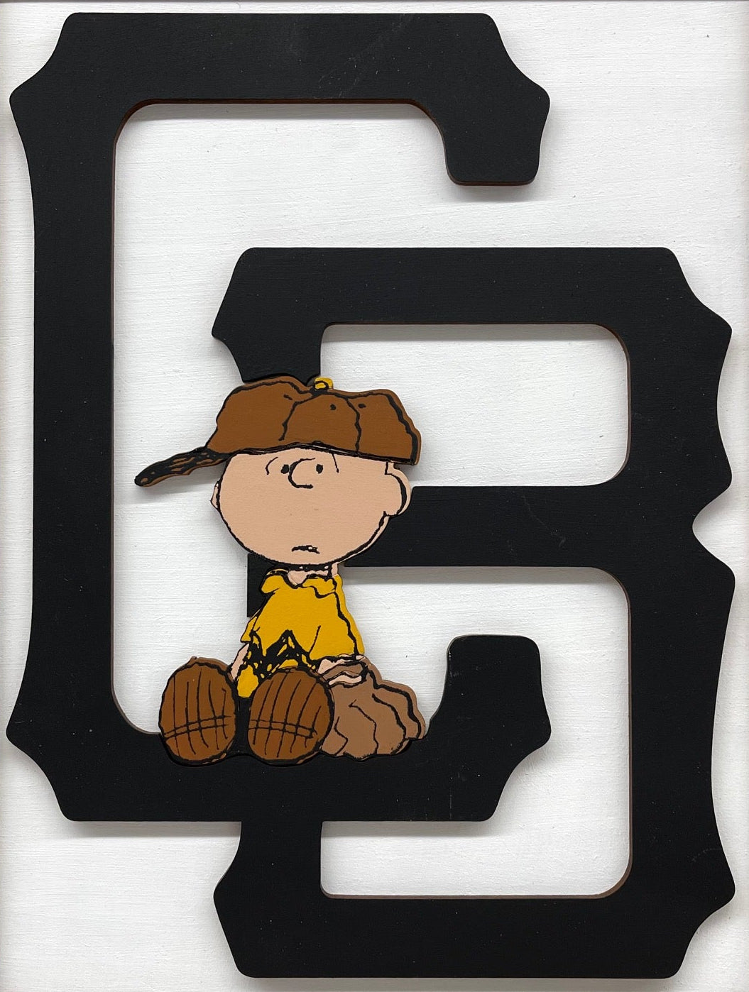Peanuts - Charlie Brown Play Ball - Cutout unpainted wood ready for you to paint