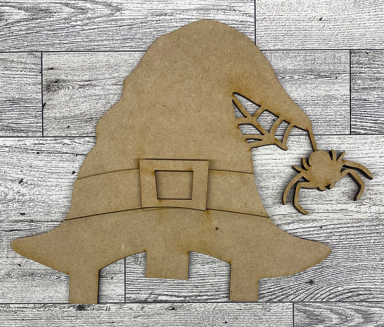 Halloween Witch Hat Gnome  Changeable Door Sign cutouts - unpainted wooden cutouts, ready for you to paint