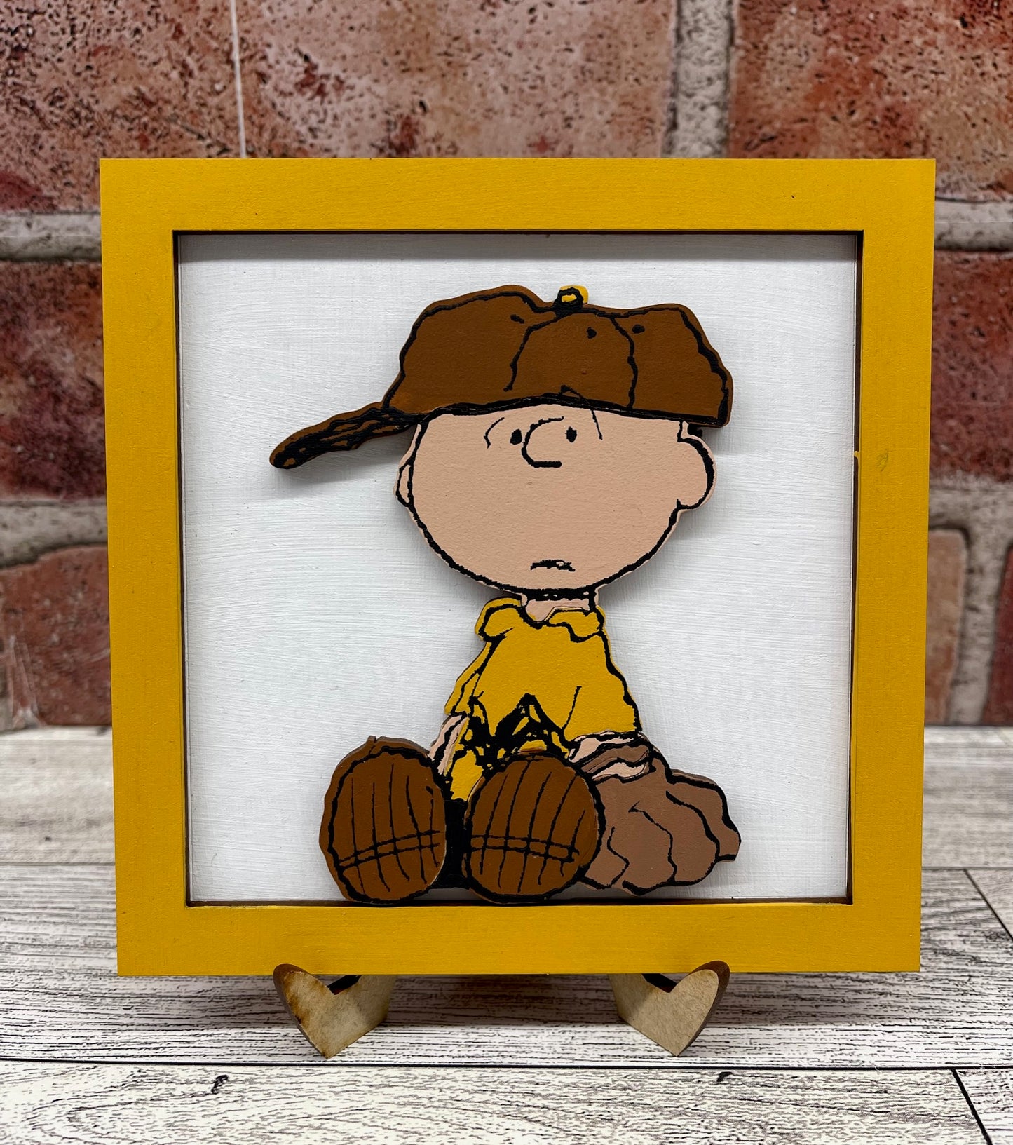 Peanuts - Charlie Brown Play Ball - Cutout unpainted wood ready for you to paint