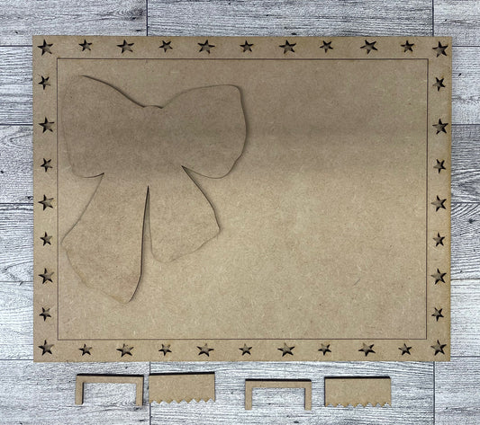 All American Girl Sign - use with Couture Transfer - Cutout unpainted wood ready for you to paint