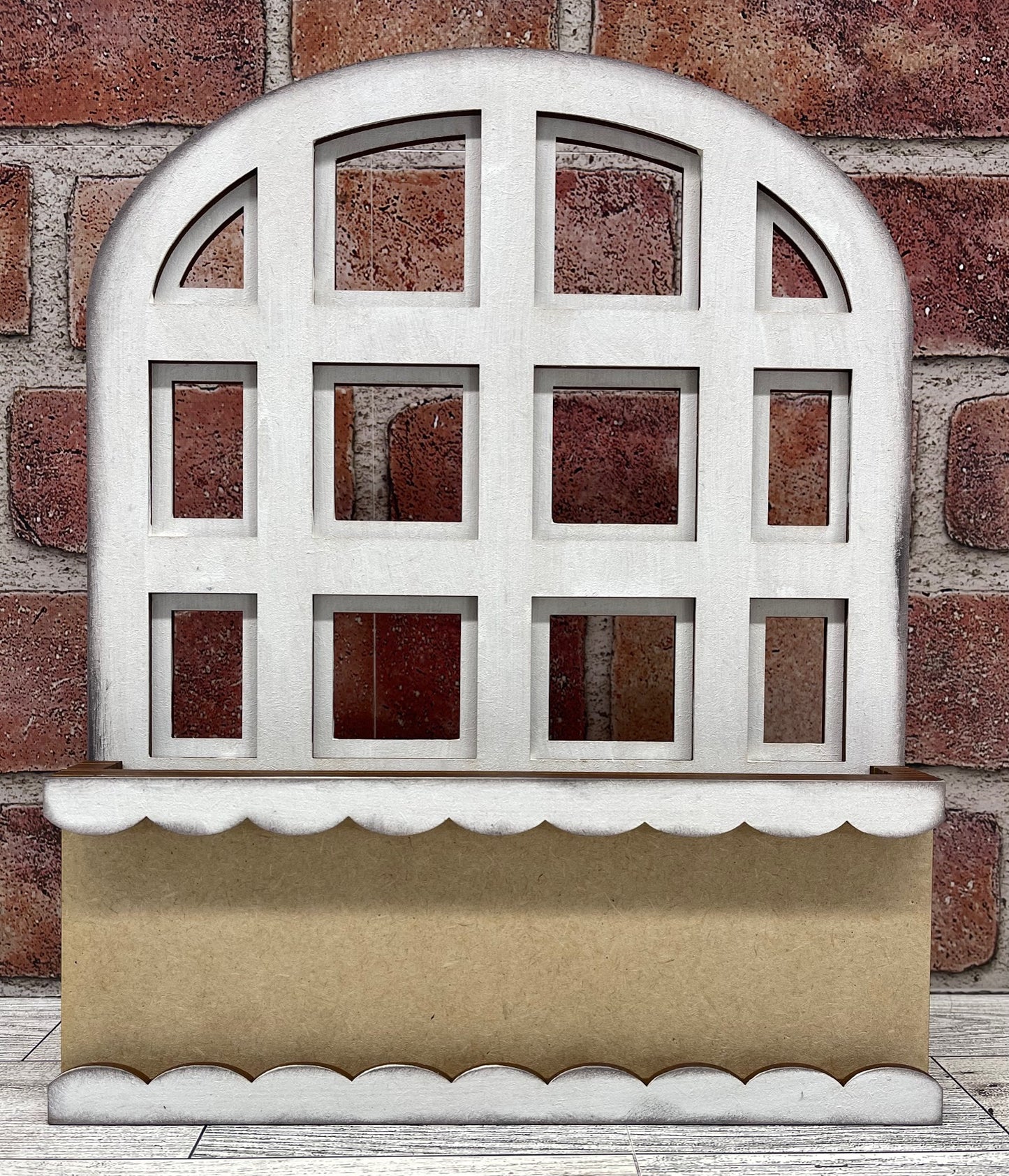 Changeable Cottage Window Box unpainted wood cutouts, ready for you to paint