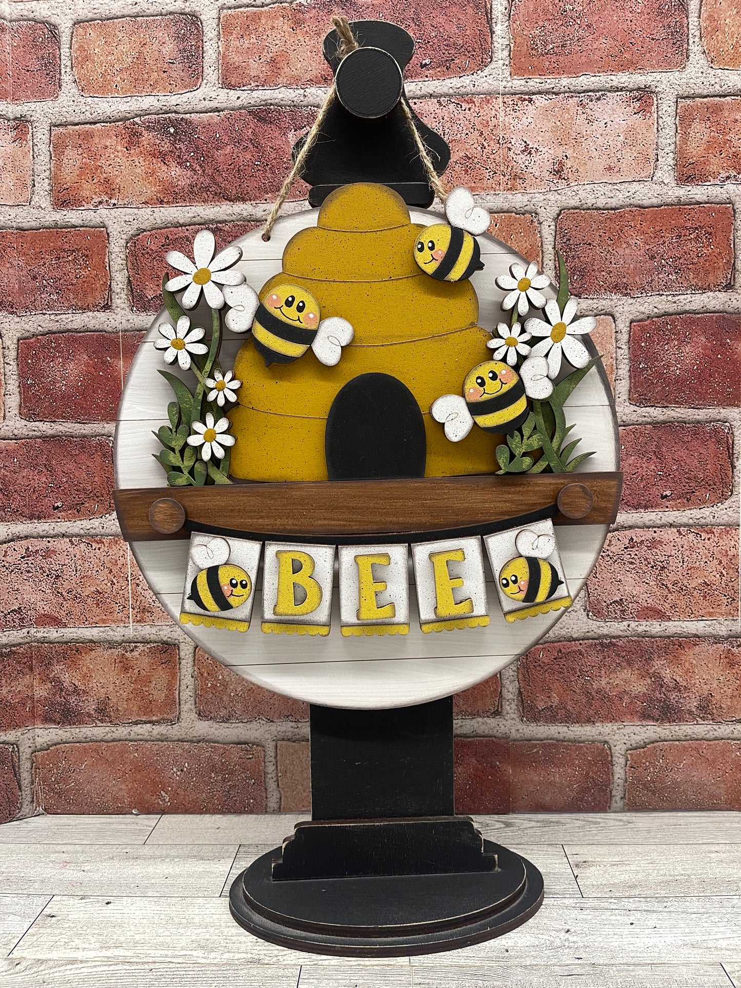 $12 Thursday Changeable Door sign that fits the pieces from the Picket Fence - unpainted wood cutouts ready for you to paint, Inserts sold separately
