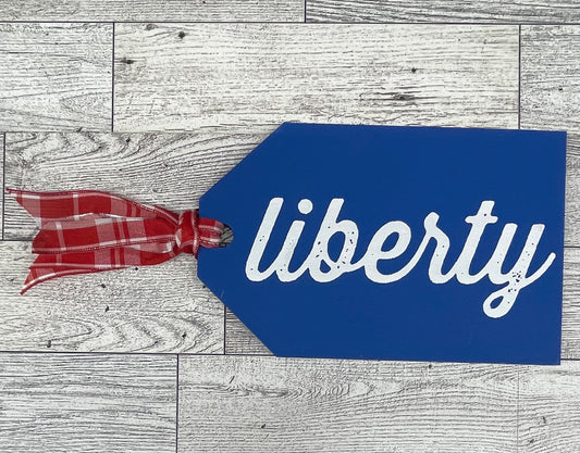Painted Liberty Small tag