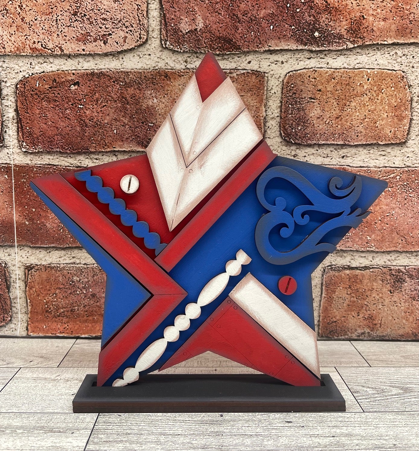 Painted Patriotic Star