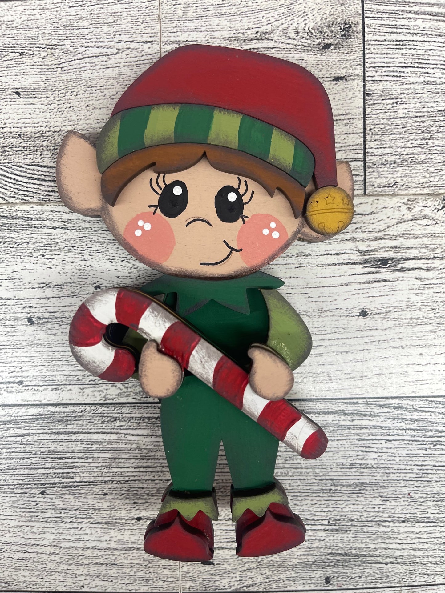 Boy and Girl Elf Shelf Sitters and Presents to sit or Couch - unpainted wood cutouts, ready for you to paint