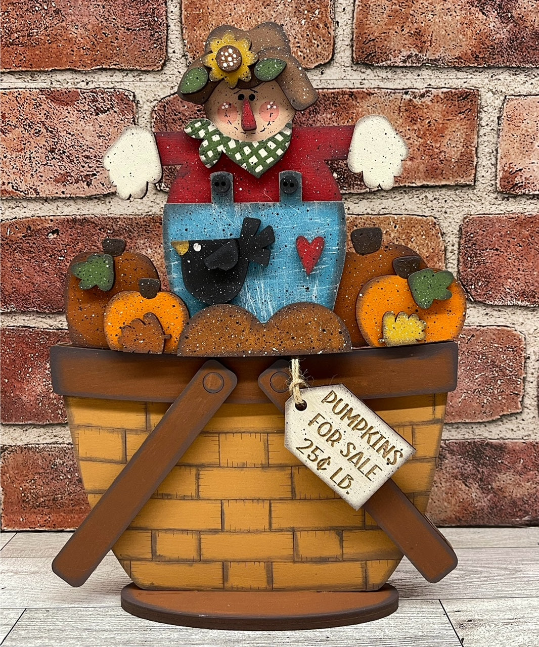 August Craft Kit - Fall Themed - basket and water globe not included