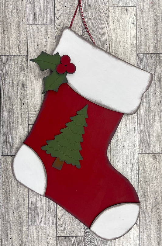 2026 7th Day of Christmas in July - Christmas Stockings for Basket inserts - unpainted cutouts, ready to paint