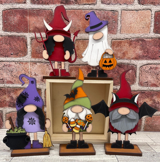 Halloween Gnome Standers - unpainted cutouts, ready to paint
