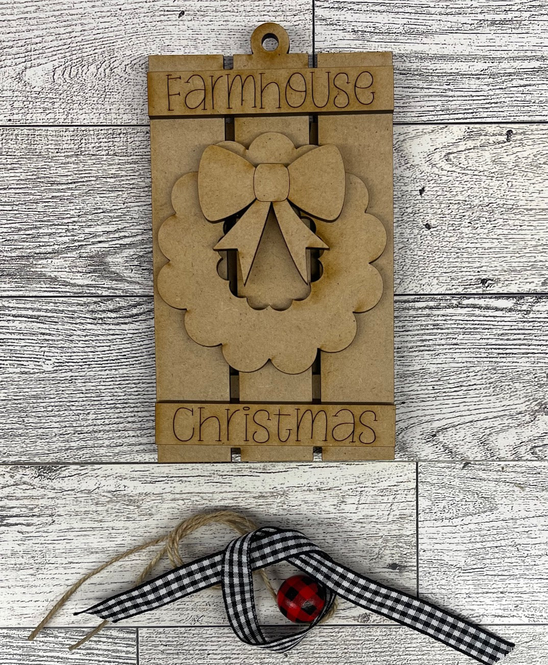 Christmas Tree Farm Pallet Christmas Ornaments unpainted cutouts