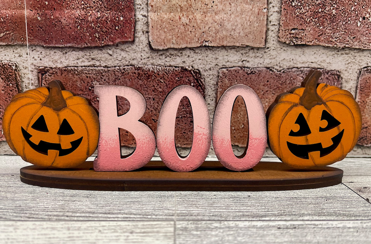 August Monthly Craft Kit - Halloween Ghost with Flowers themed - does not include frame or plain arch or HOME arch frame sold separately - un1d ready for you to finish