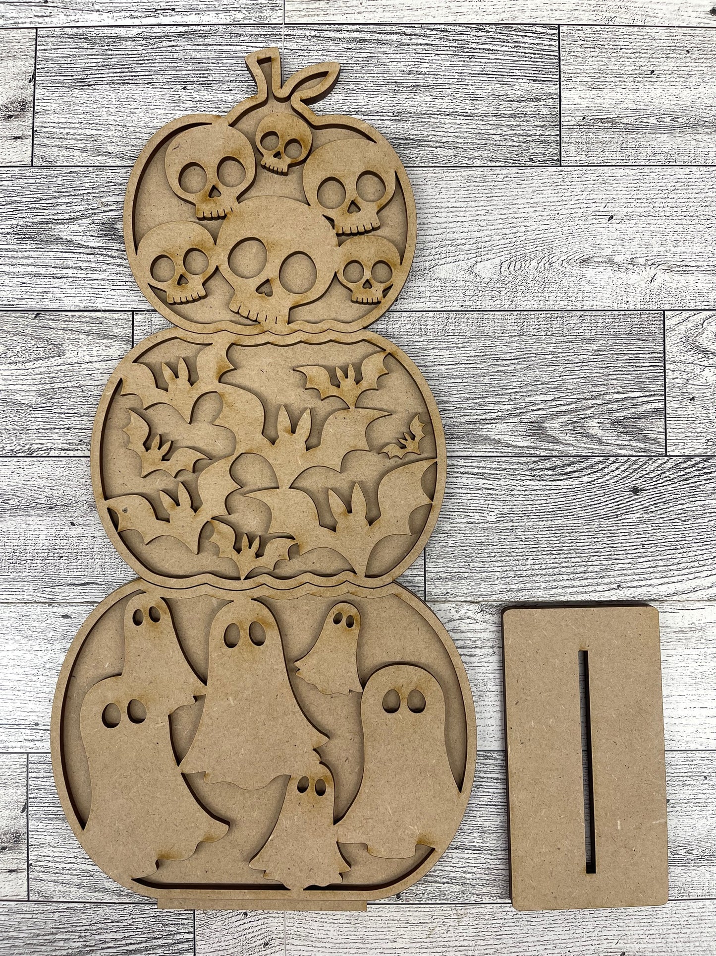 Stacking Pumpkin Stander - 3 choices - unpainted cutouts ready for you to paint
