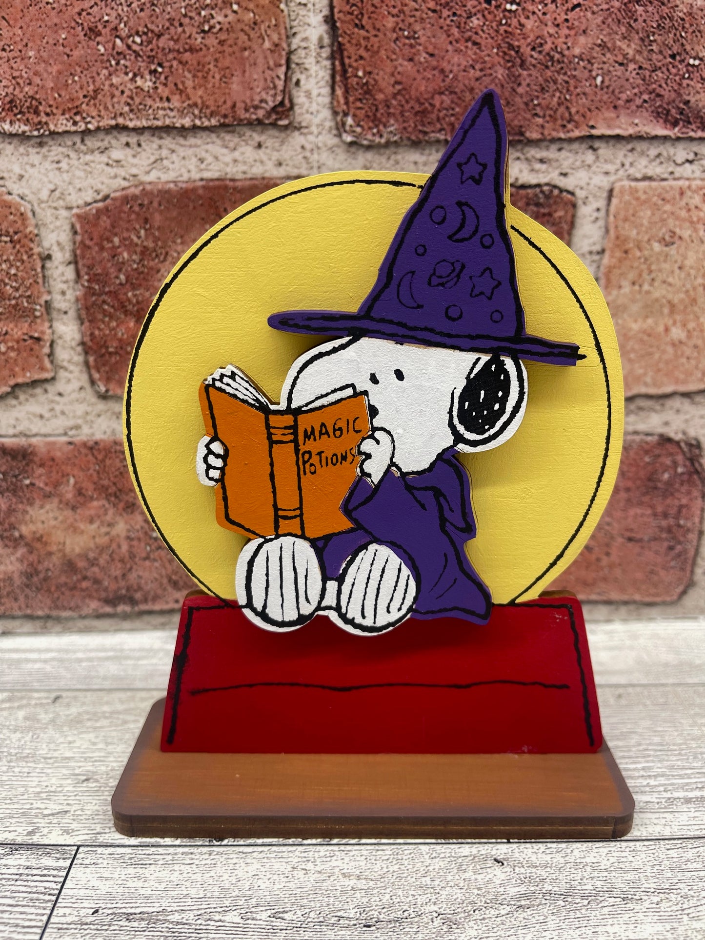 Snoopy Magic Potions - unpainted wood ready for you to paint