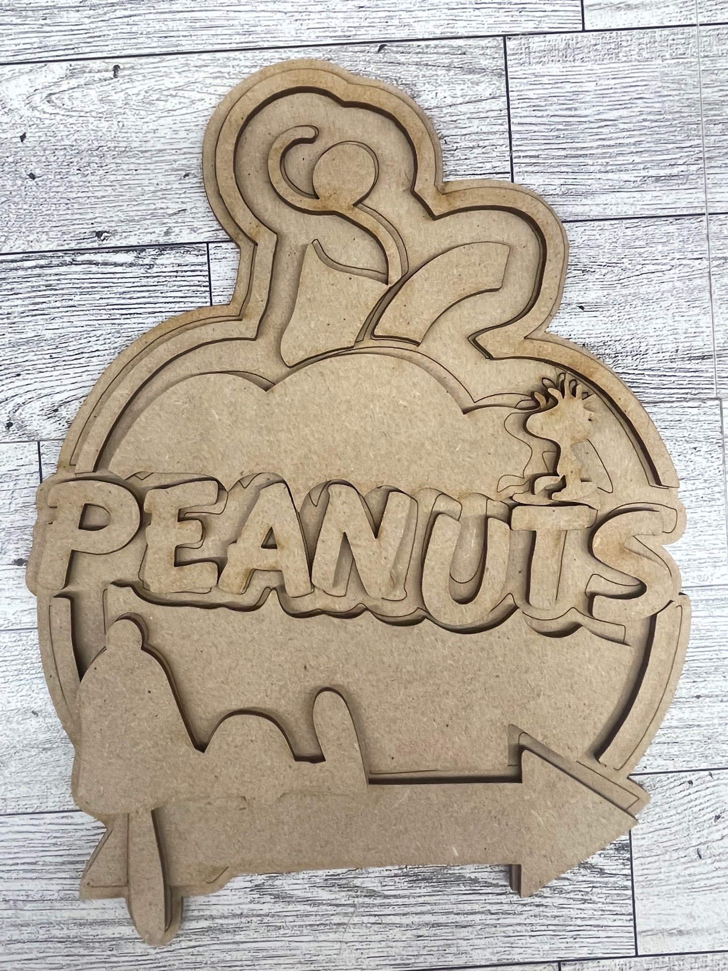 Peanuts Pumpkin Patch - Cutout unpainted wood ready for you to paint