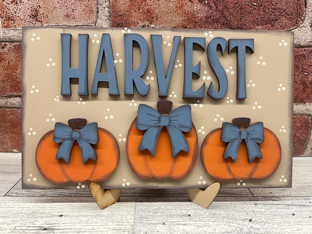 September Monthly Craft Kit - Thanksgiving Themed - does not include frame or plain arch or HOME arch frame sold separately - unpainted ready for you to finish
