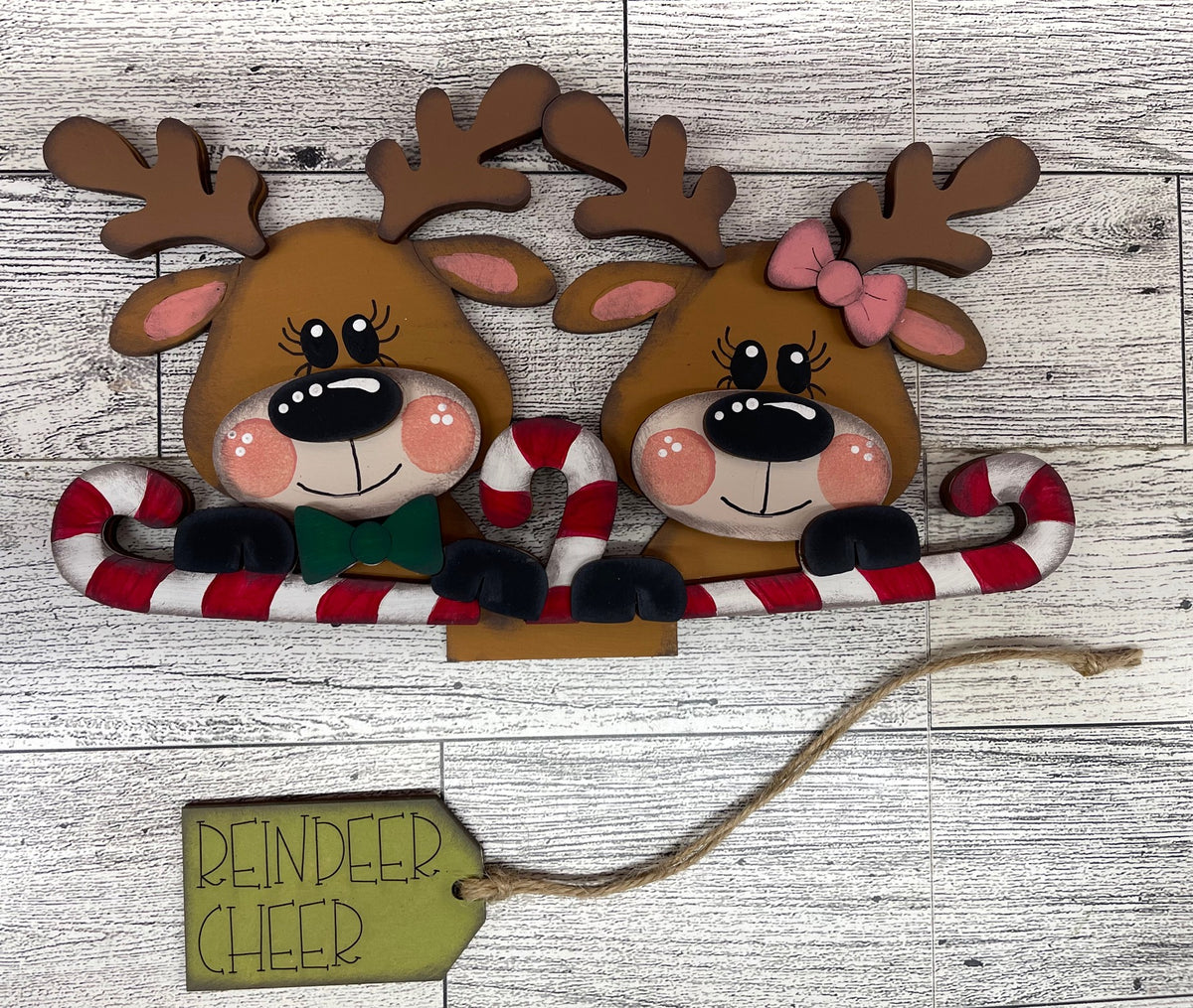 Reindeer basket Insert - Christmas Boots Inserts - unpainted wood cutouts, ready for you to paint