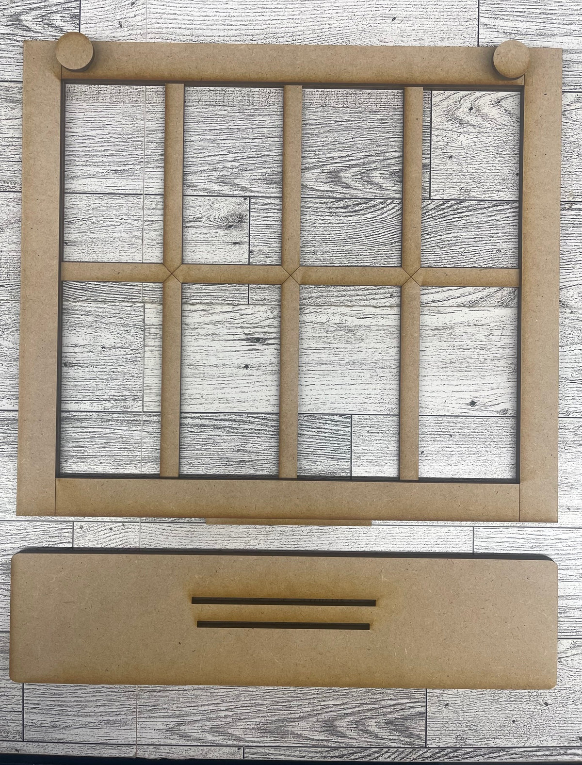 Changeable Window for Picket Fence Inserts unpainted wood cutouts, ready for you to paint, Inserts sold separately