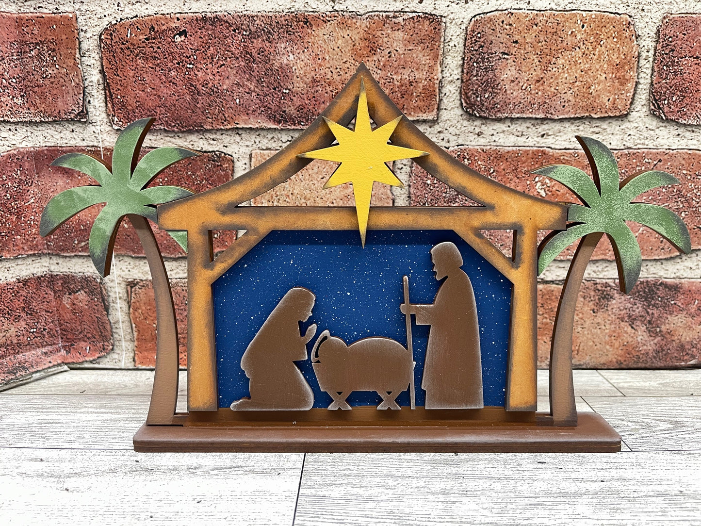 Painted - Nativity Stander