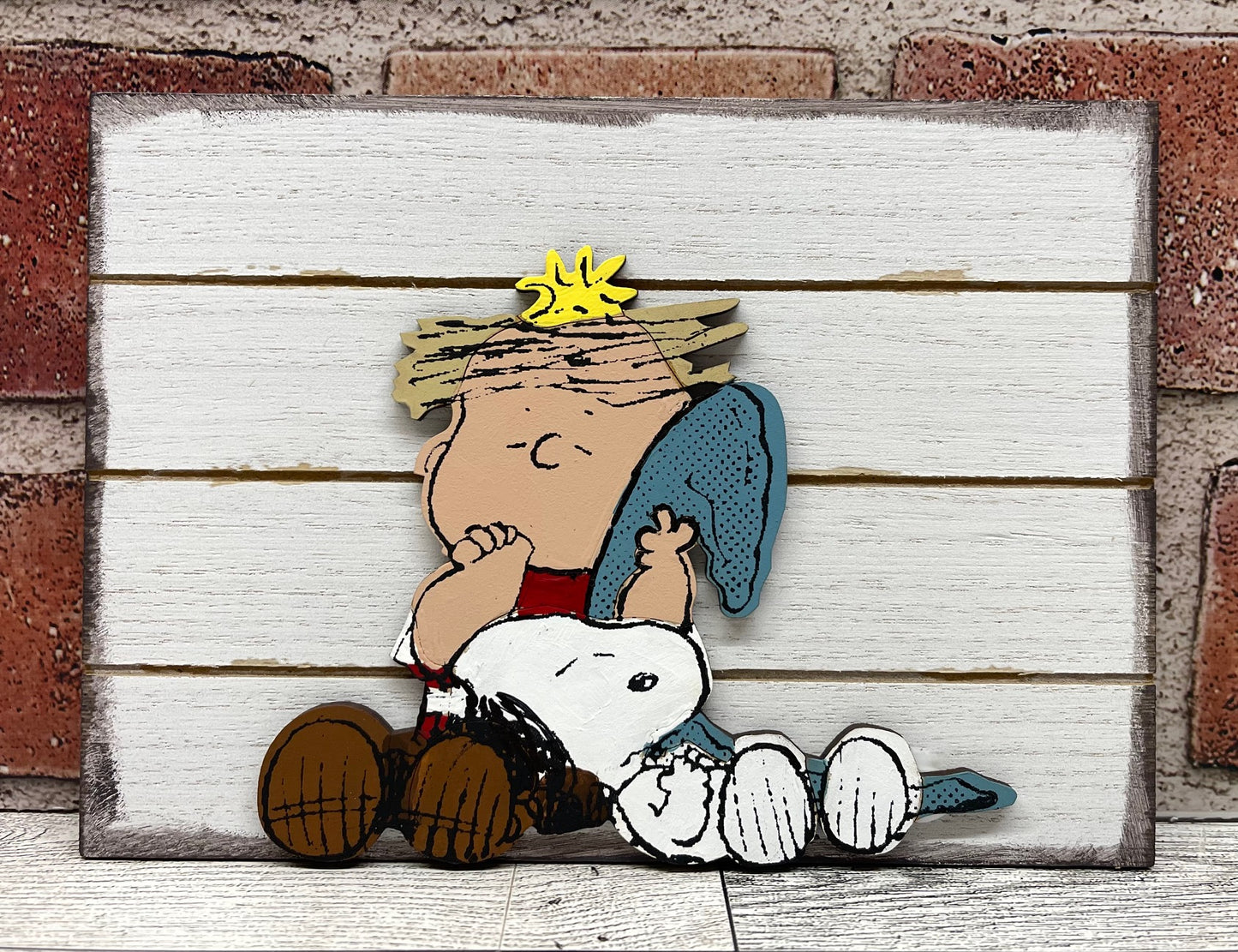 Cuddle Puddle - Peanuts Gang Cutout unpainted wood ready for you to paint