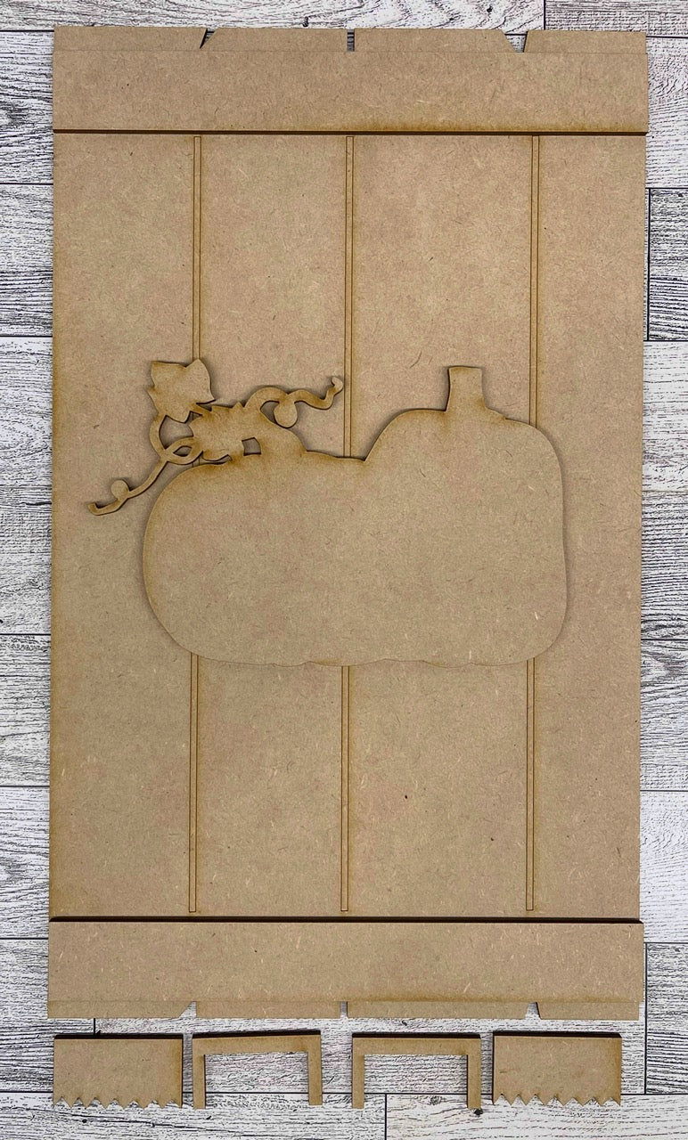 Pumpkin Everything Coffee Cup Sign or Rustic Sign - unpainted wooden cutouts, ready for you to paint