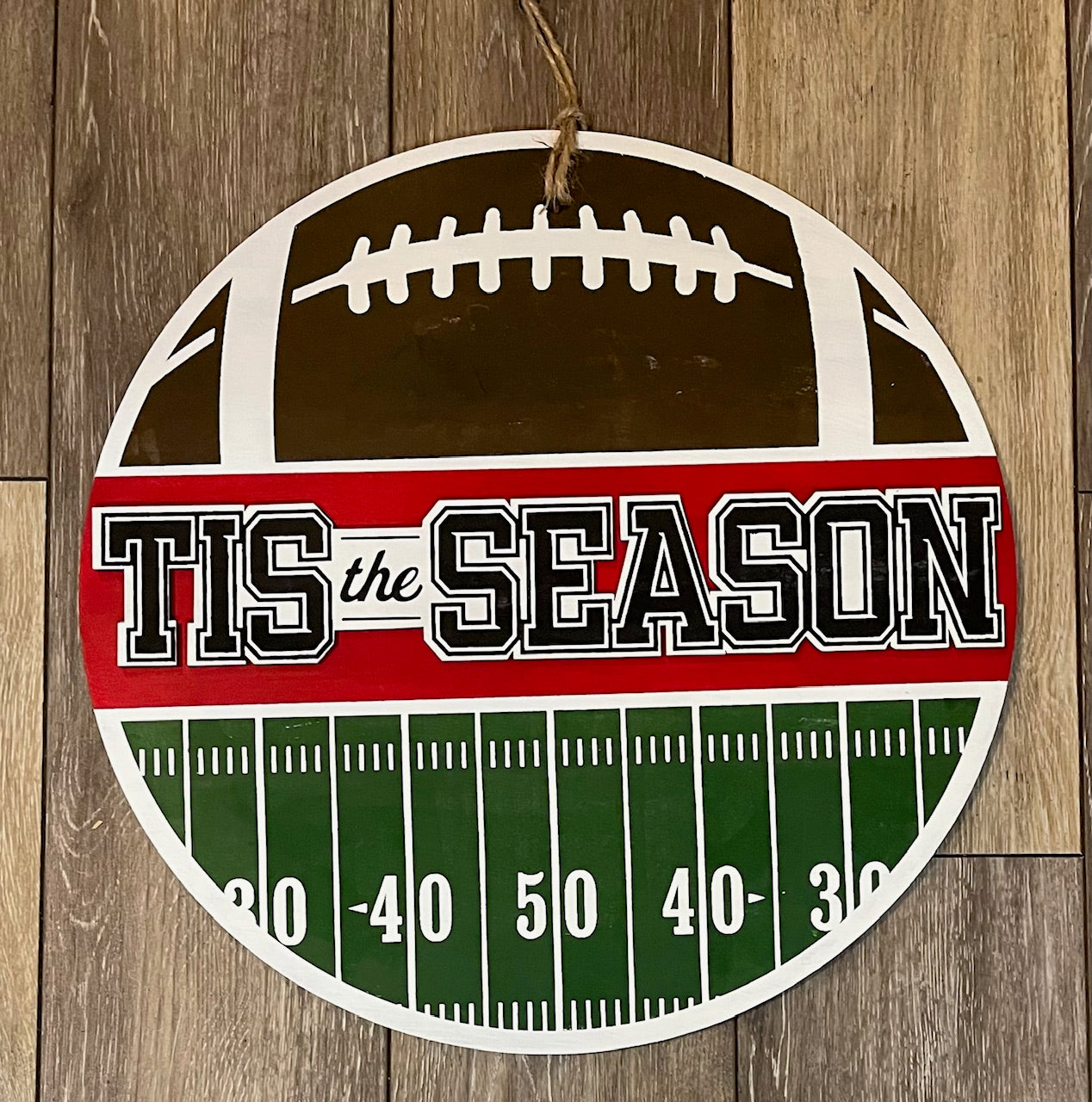 Tis the Season - Football cutouts - unpainted wooden cutouts, ready for you to paint