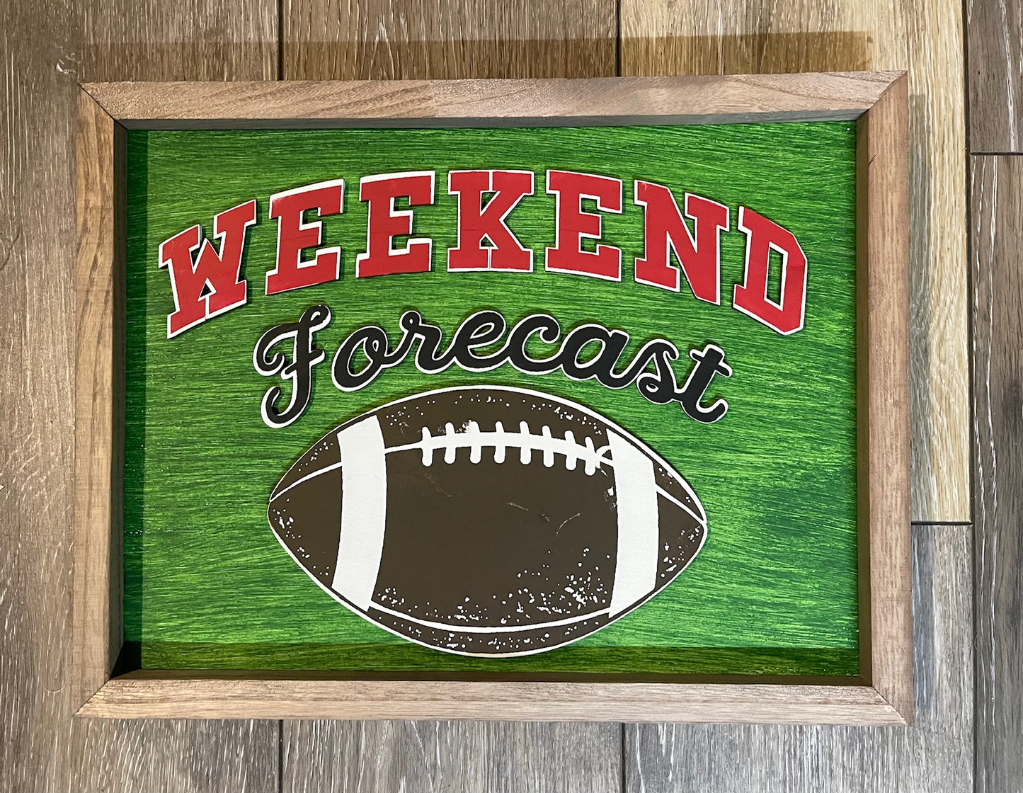 Weekend Forecast cutouts - unpainted wooden cutouts, ready for you to paint