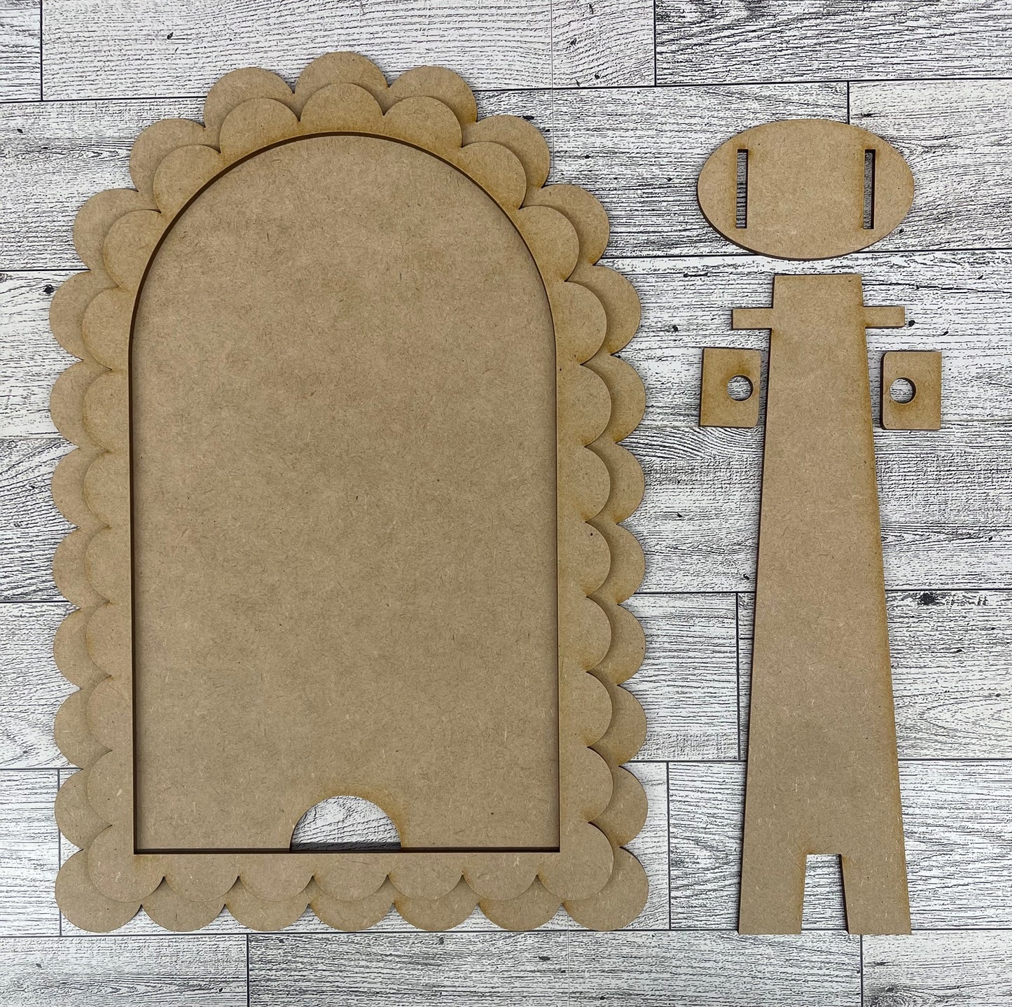Arch Frame cutouts - unpainted wooden cutouts, ready for you to paint