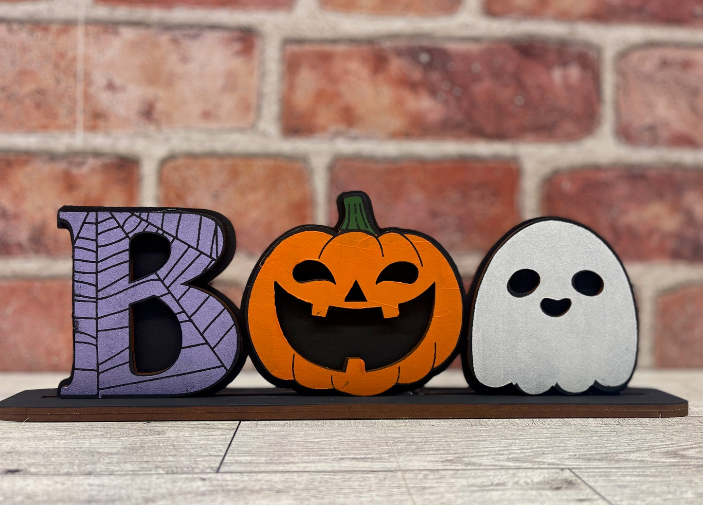 BOO Stander cutouts - unpainted wooden cutouts, ready for you to paint