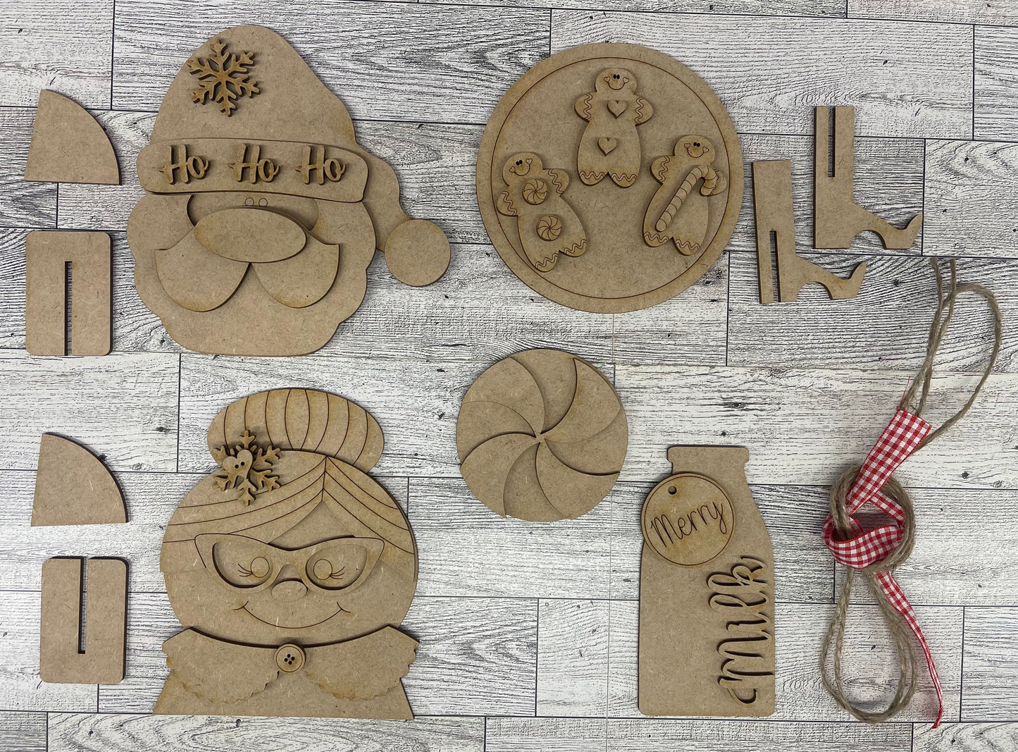 Day 25 - Christmas in July - Christmas Cookie Tiered Tray Set - Ready for you to paint