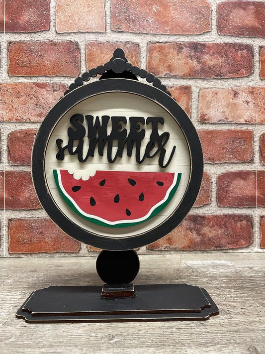 Watermelon insert for changeable sign, unpainted ready for you to finish