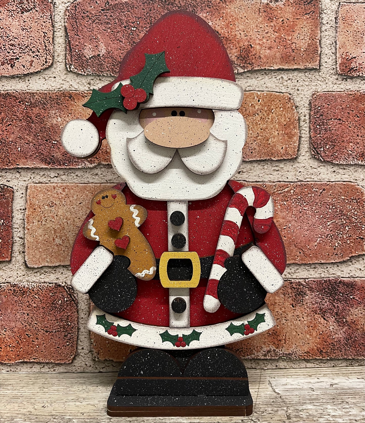 Santa or Mrs. Claus Gnome, Christmas Gnome, unpainted cutouts