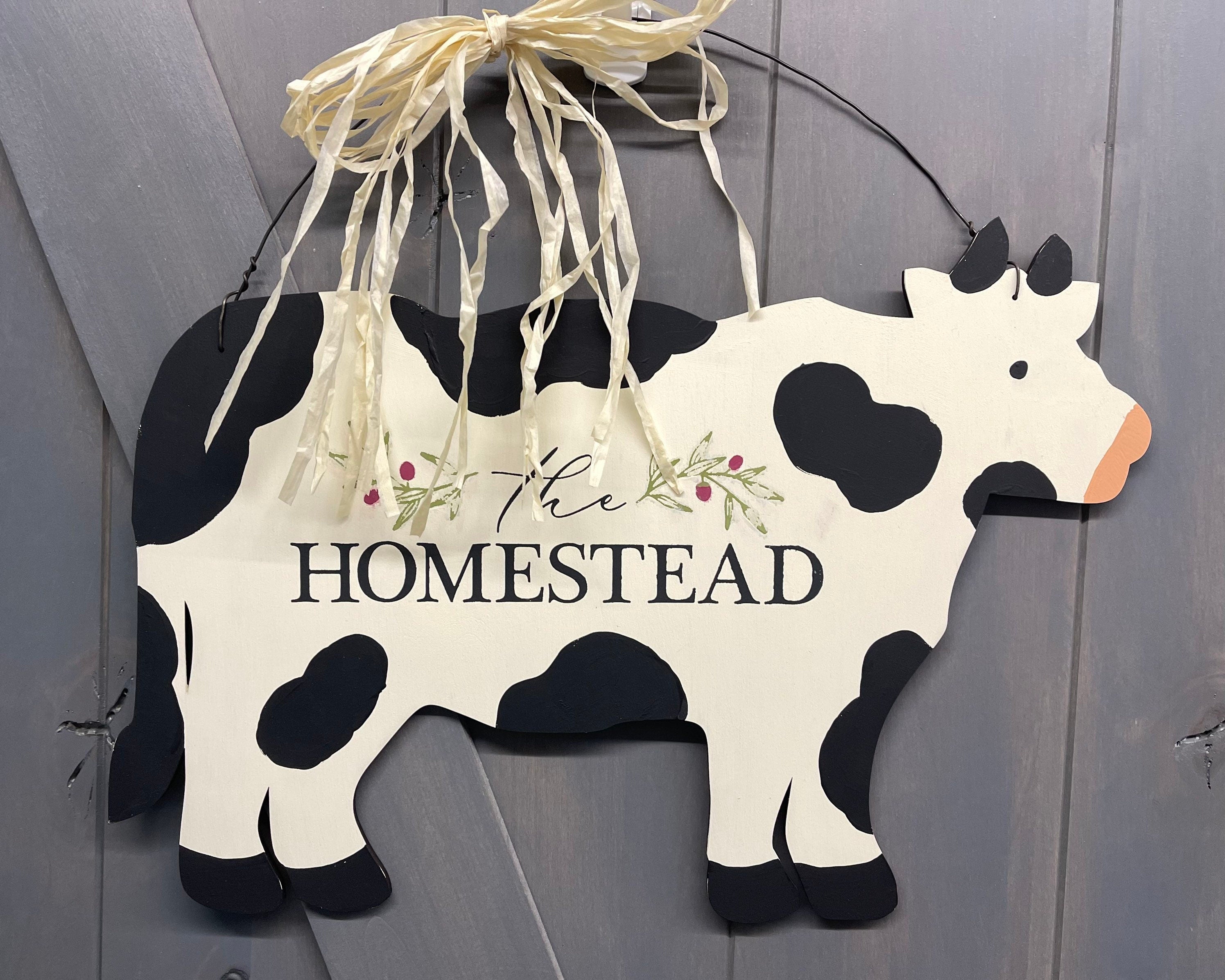 Unfinished wooden cow cutout – DIY Crafts with Dar