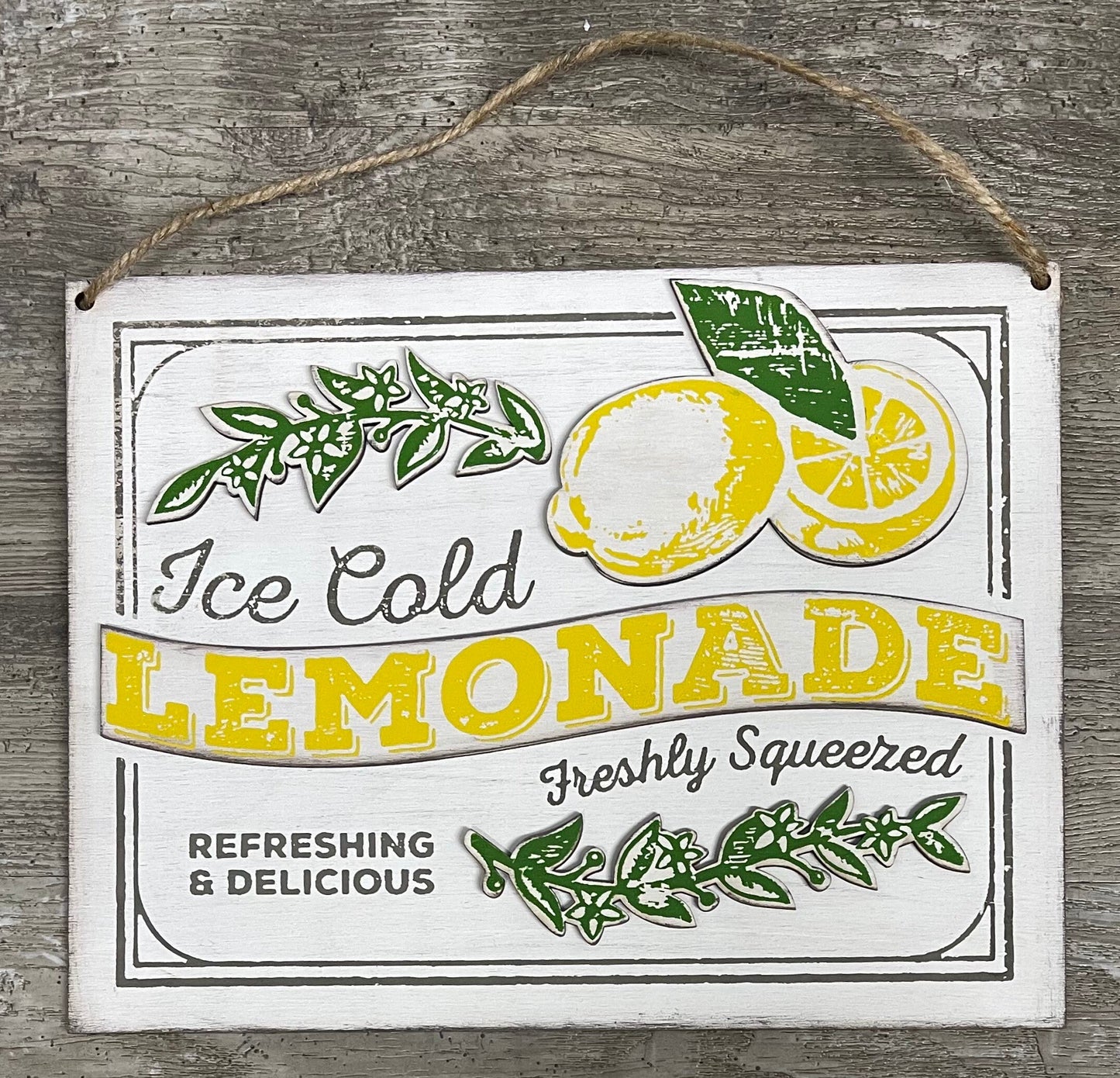 Lemonade unfinished wooden Cutouts only, sign not included