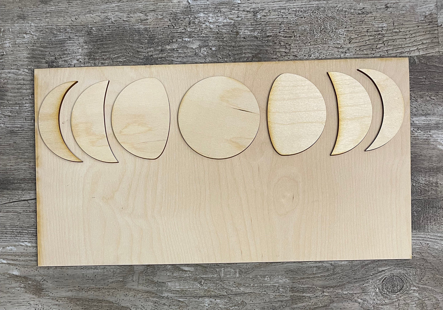 It's Just a Phase cutouts unfinished sign ready for you to paint