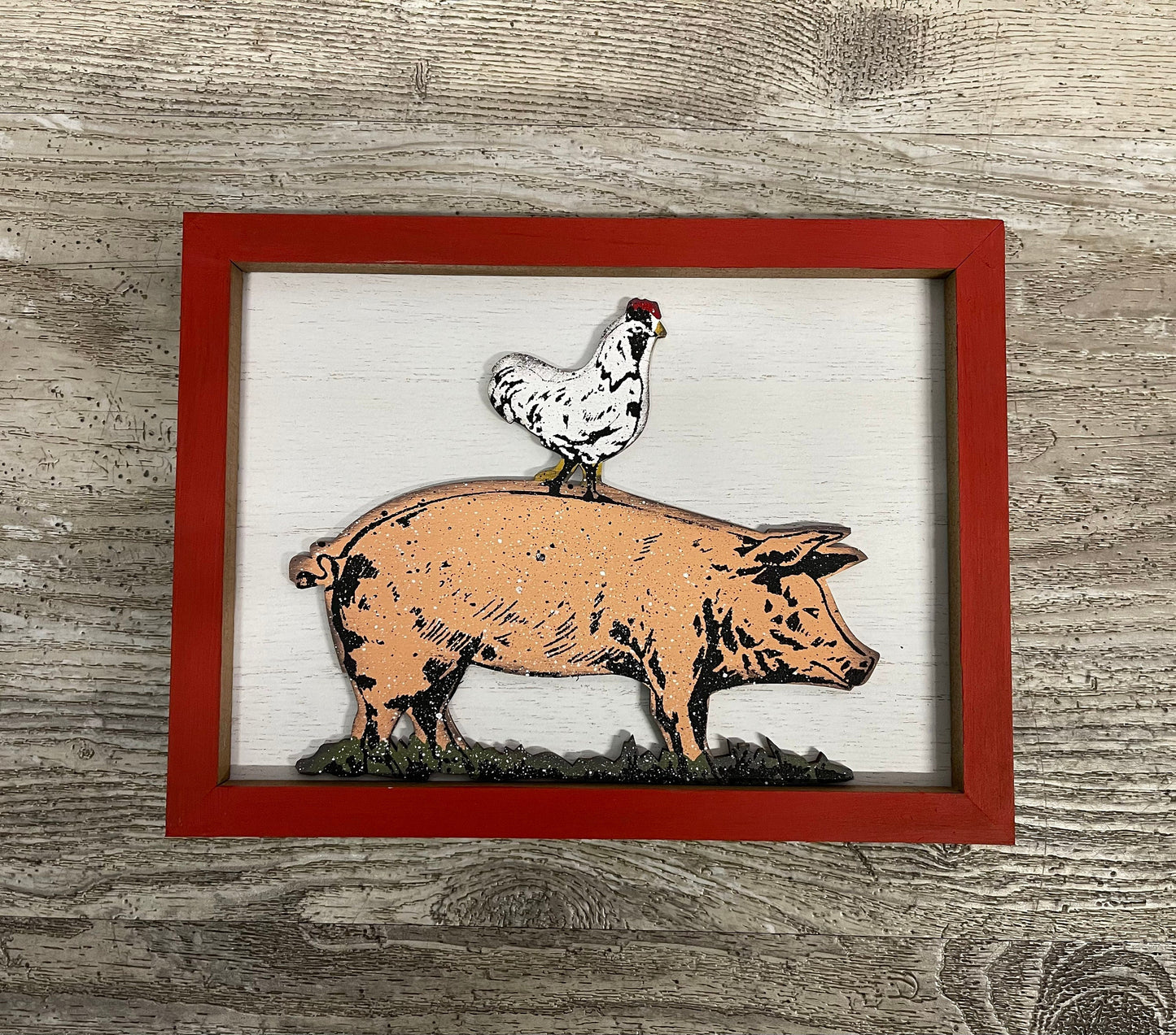 Farm Fresh Organic Sign cutout, unfinished cutouts ready for you to paint, back surface not included