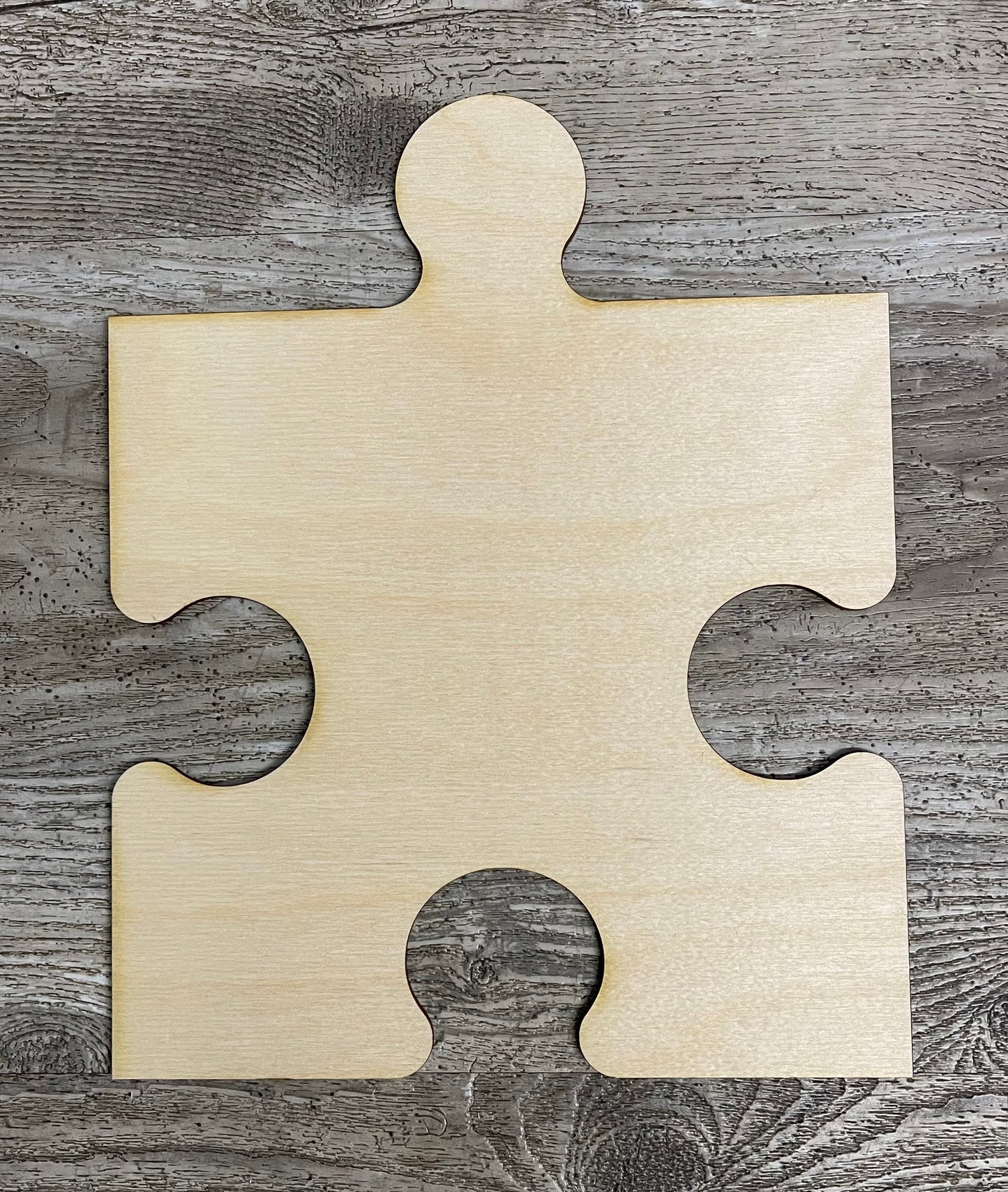 Puzzle Piece cutout, Mom you are the piece - unpainted wooden cutout - ready for you to paint